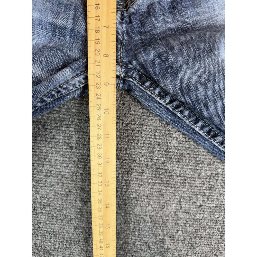 BKE Aiden Men's Jeans Size 30S Bootleg Medium Wash Distressed Denim - Picture 8 of 9